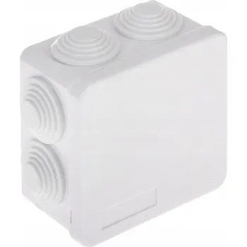 Elektroinstalační krabice Instalační krabice na omítku PK-55 Simet 87x87x51mm s vývodkami