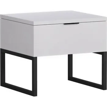 Noční stolek Matis Noční stolek, bílo/černý