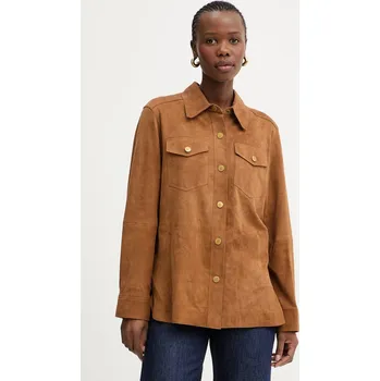 Dámská košile Luisa Spagnoli košile ženská semišová Varenne A 543150 hnědá 82X, vel. L