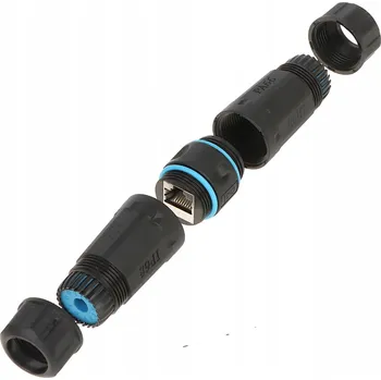 SPOJKA RJ45 KAT.6 CAT6 STP IP68 VODĚODOLNÁ SÍŤOVÁ 3 KS