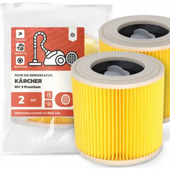 Vysavač 2x FILTR do VYSAVAČE Kärcher MV 3 Premium Vzduchový PAPÍROVÝ SILNÝ EM-W