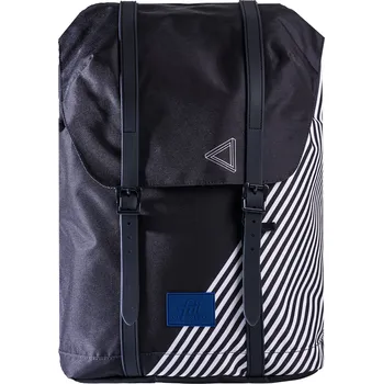 Městský batoh Ergonomický školní batoh Frii of Norway 30L Black Stripe