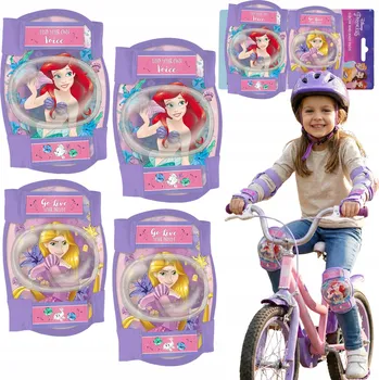 Chránič kolene DISNEY PRINCESS CHRÁNIČE KOLEN A LOKTŮ pro děti na kolo, koloběžku