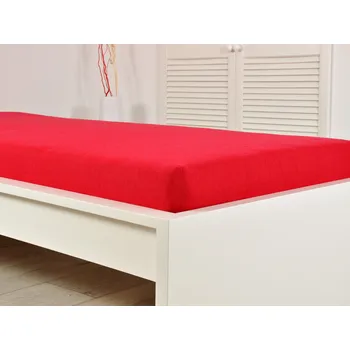 Prostěradlo B.E.S. - Petrovice, s.r.o. Prostěradlo Froté IDEAL - Červená