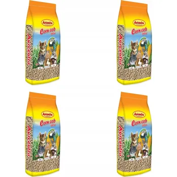 Podestýlka pro hlodavce Podestýlka Avicentra kukuřičná jemná 10l / balení 4 ks