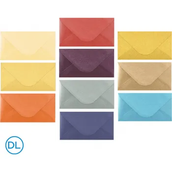Obálka Metalické obálky DL - barevný mix