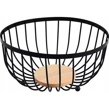 Obraz Kovový koš na ovoce černý