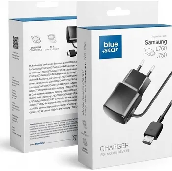 Síťová nabíječka Blue Star L760 pro Samsung, 1000 mA, 5 V 22902