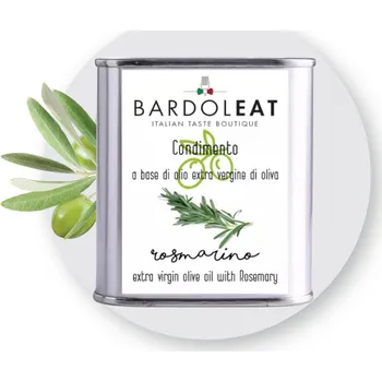 Rostlinný olej Bardoleat Rozmarýnový Olivový Olej Extra Virgin objem: 0,15L Kvalitní olej s rozmarýnem
