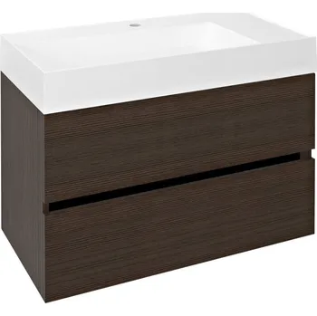 Koupelnový nábytek SAPHO ODETTA umyvadlová skříňka 82x50x43,5cm, borovice rustik (DT085-1616)