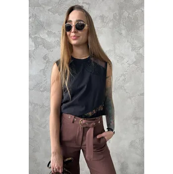 Dámská halenka Dámský top PINKO MOLLY TANK 106291A335Z99 černý Velikost: M