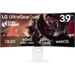 LG UltraGear/39GX90SA-W/39"/OLED/wQHD/240Hz/1ms/Blck-White/2R