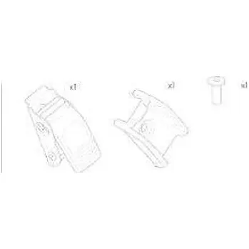 Příslušenství ke střešnímu nosiči Thule Pump buckle complete, add-on TH1500055292