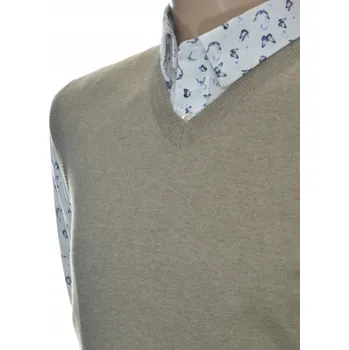 Pánský svetr Pánský vlněný svetr bez rukávů vesta pulovr vesta pánská M