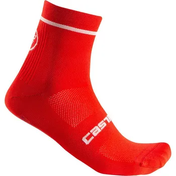 Pánské ponožky Ponožky Castelli Ponožky Castelli Entrata 9 4520044 red XXL/44-47 XXL/44-47
