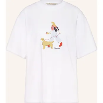 Dámské tričko Barbour Dámské Tričko Derwent, bílá, 34