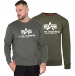 Základní Pánská mikina Alpha Industries - tmavě olivový M