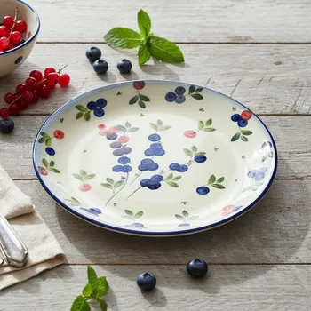 Talíř Dezertní talíř Moja Faktoria 17 cm - dek. D - Blueberry