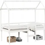 Dvoulůžková postel imitace dřeva VidaXL 60x120 cm dub