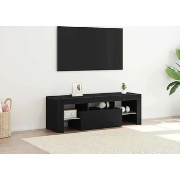 Televizní stolek vidaXL Televizní skříň Černý dub 120 x 35 x 40 cm kompozitní dřevo [862552]