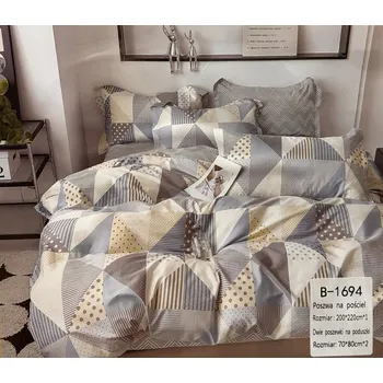 Povlečení Sada povlečení 100% bavlna Mengtianzi B-1694 barevná 160 x 200 3 dílků