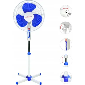 Domácí ventilátor Přenosný ventilátor Amare Vt-02 40 cm 40 W