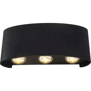 Nástěnné svítidlo Nástěnné svítidlo Aptel černé, integrovaný LED zdroj 65 W