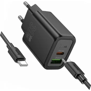 Rychlá USB-C GaN nabíječka 30W s kabelem pro Motorola Moto G56