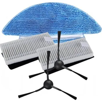 Sada příslušenství pro robotický vysavač HEPA filtry, kartáčky pro iLIFE T10s Serie s mopem, 5ks