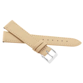 JVD Unisex béžový kožený řemínek na hodinky R18217/30