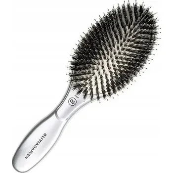 kartáč na vlasy Kartáč Olivia Garden Expert Care Oval s kančími štětinami pro rozčesávání