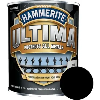 barva na kov AkzoNobel Hammerite ULTIMA 0,75 l, černá hladká