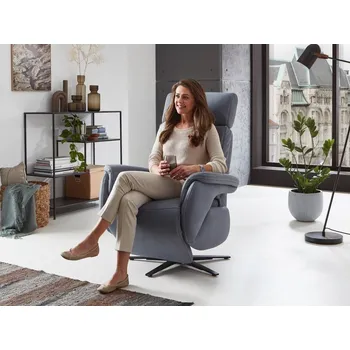 Křeslo LAVA LIVING relaxační polohovací křeslo s funkcí 2- motorovou s asistencí vstávání
