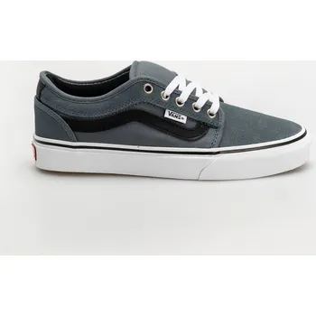 Pánská obuv Vans Skate Chukka Low Sidestripe (black/slate blue) 39, modrá