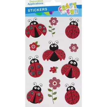 samolepka CRAFT WITH FUN DEKORATIVNÍ OZDOBA SAMOLEPKY BERUŠKY 3D