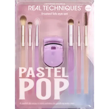 Kosmetický štětec Real Techniques Pastel Pop Sada Štětců (6 ks) + mini kleštičky na řasy