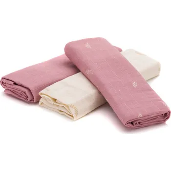 látková plena Fillikid Mušelínové pleny flowers 3 ks