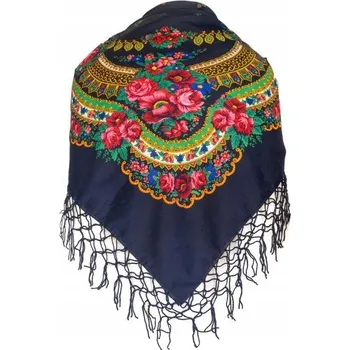 Šátek Folk Lover šátek s květinami - bavlna