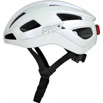 Cyklistická přilba Cyklistická helma Prox Magneto LED L/XL 59-61cm bílá perleť