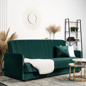 Pohovka JAKS Pohovka Porto zelená rozkládací pohovka