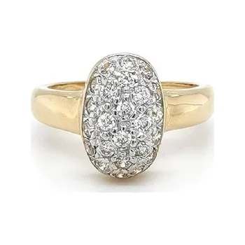 Prsten Zlatý Prsten se Zirkony 7130551