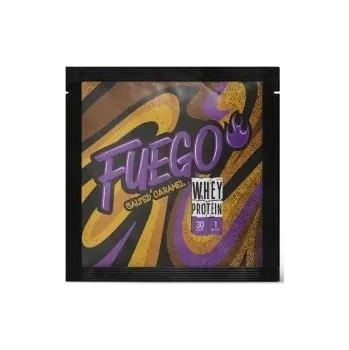 Protein Fuego Whey Protein Jahodový Milkshake 30g - syrovátkový proteinový koncentrát