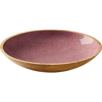 Zassenhaus MINERAL ROSE Mísa na potraviny Ø 35 cm/6 cm mangové dřevo
