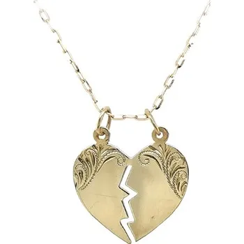 Přívěsek Zlatý Přívěsek Srdce pro Dva 7150564