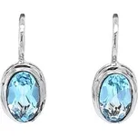 Náušnice s Topazem z Bílého Zlata 7120082