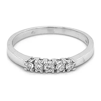 Prsten Zlatý Prsten s Diamanty 2010245