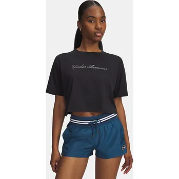 Dámské tričko Under Armour Dámské tričko UA W WM CROP SS 6010588-001 Černá SM
