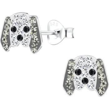 Náušnice Dětské stříbrné náušnice Pejsci