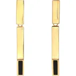 Zlaté Visací Náušnice se Smaltem 7122695