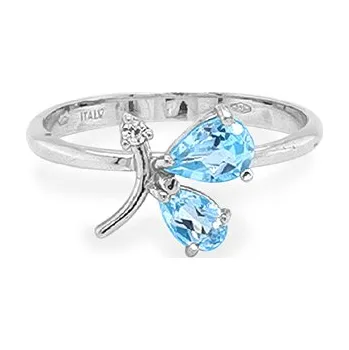 Prsten Zlatý Prsten s Barevnými Kameny 7131368